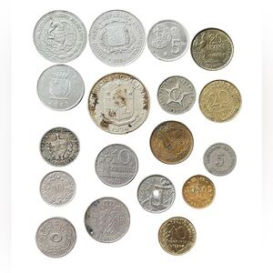 Assorted Vintage World Coins Collection